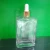 Import high quality clear flat square 100ml glass perfume bottle with dropper from China
