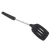 Import High quality cooking tools black stainless steel heat resistant european cookware kitchen silicone slotted turner from China
