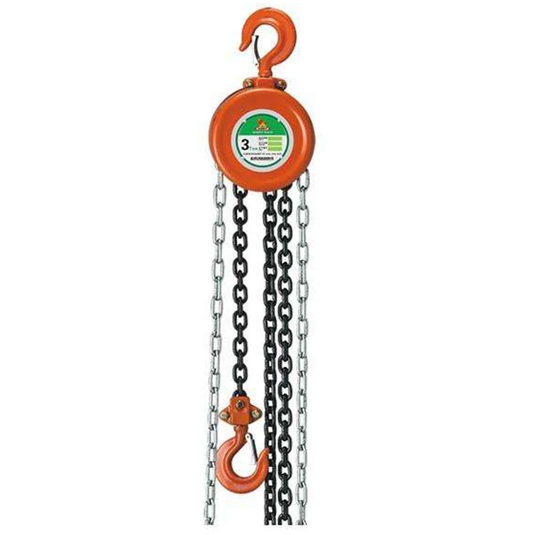 High quality customized 05t-20t yellow small ring chain wrench hoist