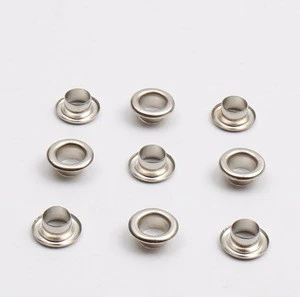 high quality durable round shape iron metal garment eyelet with grommet