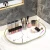 Import High Quality Gold Bathroom Storage Rack Non-punching Tripod Wall Stainless Steel Shelves Cosmetic  Storage Rack from China