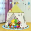 High Quality Hot Sale Cute Cartoon Pattern Round Play tent Self built Waterproof Child tent