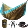 High quality outdoor 210T Nylon Taffeta parachute single person camping hammock