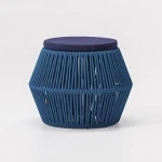 high quality Patio coffee table living room tea table beach balcony rattan wicker Outdoor Garden side table