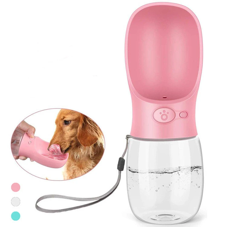 high quality  portable pet dog water bottle travel