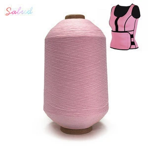 high quality textile polyester monofilament dope dyed spun polyester yarn