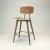 Import High quality wooden iron frame comfortable bar chair from China