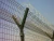High Security Y Post Airport Fence With Razor Barbed Wire Welded Fence Panel