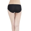 Hipster brief low-rise soft stretch bikini black panty women panties cotton underwear