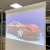 Hologram foil Holographic screen film with high definition white rear projection screen