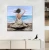 Import Home Decorative Handmade Wall Art Work A View Of GirlS Back Near The Beach Canvas Harvest Oil Painting from China