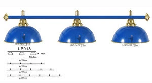 Hongjie Billiards Blue Elegant Design Billiards Pool Table Lamp ,Snooker Table Light