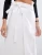 Import Hot Promotion Pretty White High Waist Midi Linen Wrap Long Skirt Lightweight Asymmetric Hem Ladies Skirt from China