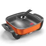 Hot Sale Doolan Design Electric Stew Hot Pot with Cooking and Roast Function Saute Pan Indoor Electric Grill Double Flavor Pot