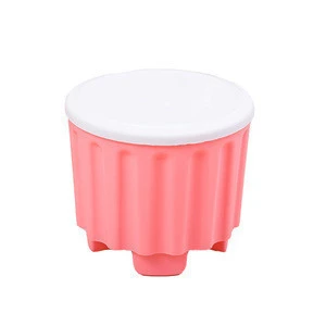 Hot Sale Household Multifunctional Storage Chair Plastic Round Ottoman Stool Creative Stackable Stool