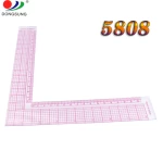 Hot sale measure tool plastic ruler for sewing machine curve tailor 5808