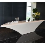 Hot sale modern non-fading white office reception desk reception desk service desk