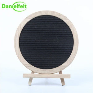 Hot sale round changeable felt letter board with letters