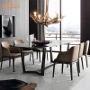 Hot Sale Sample Available Dining Room Furniture Mable Dining Table Set