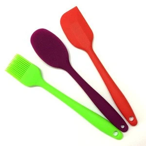 Hot sale silicone baking tools including silicone brush,silicone spoon,silicone scraper