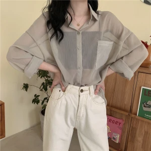 Hot Sale Summer Wholesale Office Ladies Women Tops Sexy Blouses And Shirts For Women