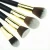 Import Hot Sale Vegan Cute Eye Shadow Applicator  Fond de teint  Classical Black Individual  8Pcs  Makeup Tools Set from China