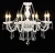 Import hot sale white elegant  pendant lamp crystal chandelier weddding light with white from China