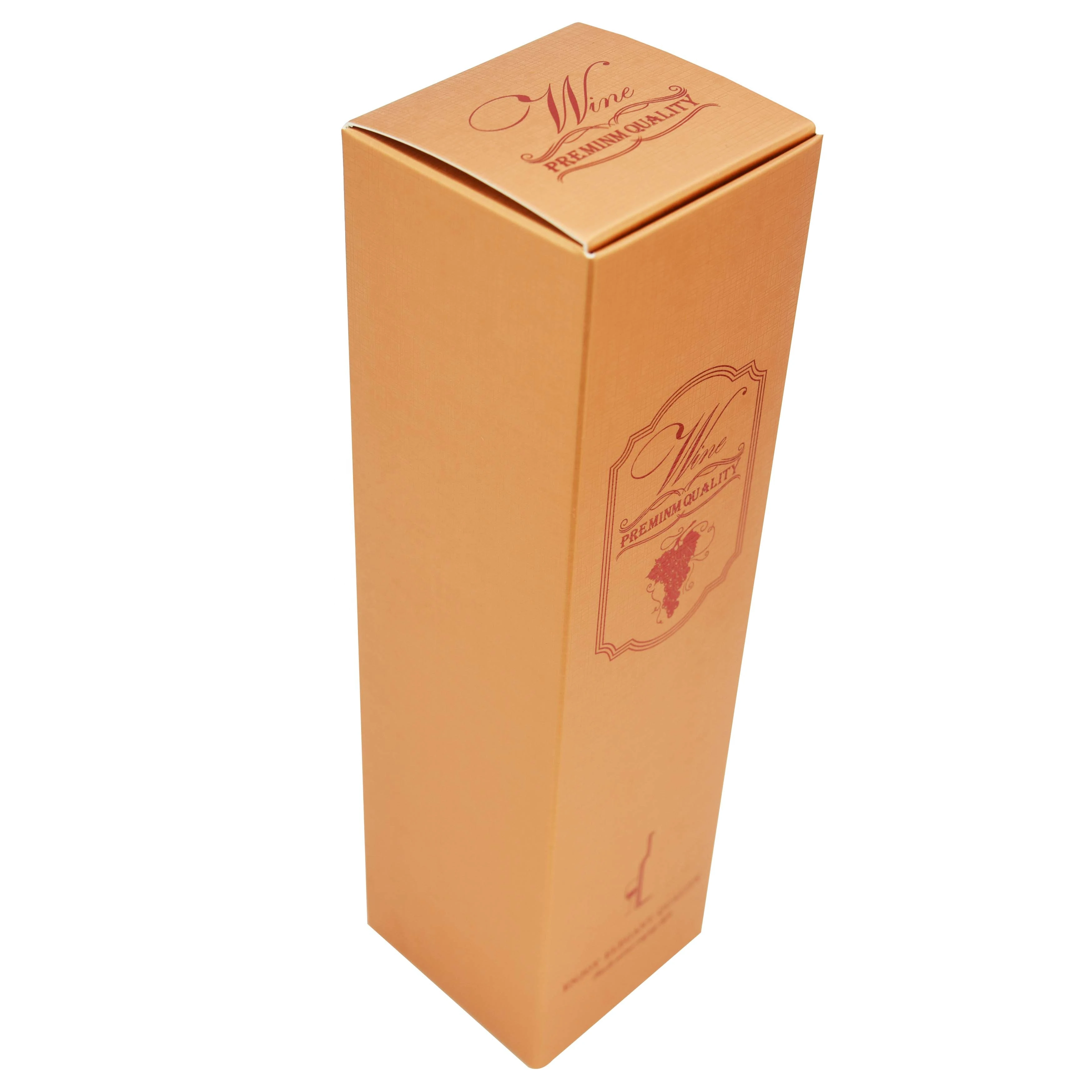 Hot Sales OEM Foldable Window Wine Box Two Wine Box Customized Logo Printed Sublimation Wine Box