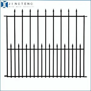 Hot Sales W top fence palisade steel fence for home garden building