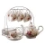 Import Hot sell coffee cup porcelain drinkware coffee mug set 15pcs ceramic tea set albert royal tea set from China