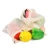 Import Hot sell  fruit vegetable produce reusable mesh bag 100% cotton mesh drawstring bag 20*25CM from China