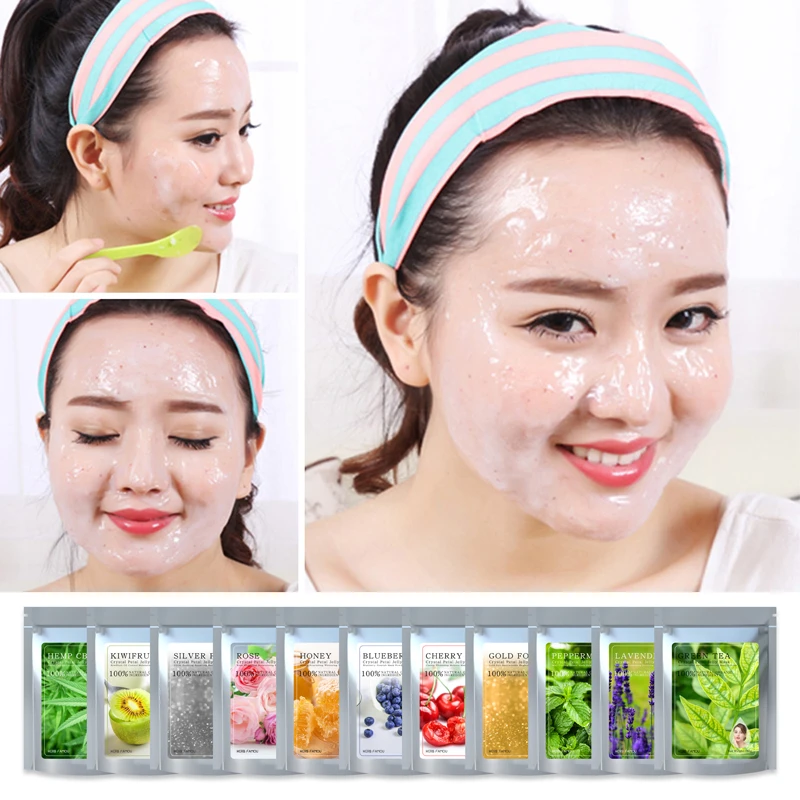 Hot seller skin care  product Private Label Moisturizing Hydrating Collagen jelly face mask powder mask hydro jelly facial ma