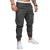 Import Hot selling Autumn Multi-pockets Drawstring Elastic Waist sweatpants overall fashion jogger  mens trousers & pants from China