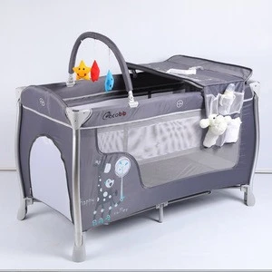 hot selling baby aluminum bed baby playpen baby travel bed kid`s crib
