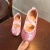 Import Hot selling bling bling slip on princess kids girl children shoes from China