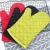Import Hot Selling silicone printing grill mittens oven gloves extreme heat resistance gloves from China