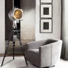 Hotel Gold silver luxury stand iron led vintage arc tripod floor lamp