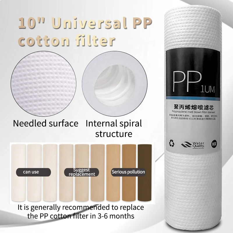 household and commercial water treatment machine parts pp spun cotton ro parts  water filter cartridge