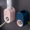Household Automatic Toothpaste Squeezing Holder Bathroom Punch Free Wall-mounted Toothpaste Dispenser