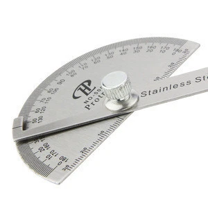 HRSK Measuring Ruler Tool Stainless Steel Protractor