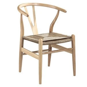 HY3017-63 Promotional Restaurant Chair /Rattan ASH Wood Dining Armchair/Chinese Dining Chair For Sale