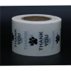 Hybsk PET transparent Paw Print Thank You Stickers Dog Paw Print 1.5" Round cute Labels
