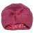 Import HZM-18011017 custom knitted long designer satin lined beanie hat beret from China