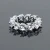 Import in stock 5A cubic zirconia iced out bling heart cz engagement band ring from China