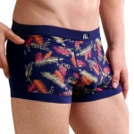 In-stock item wholesale boxer briefs bamboo underwear men's boxer underwear
