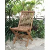 Indonesia Teak Wood Outdoor Folding Chair For Garden Furniture