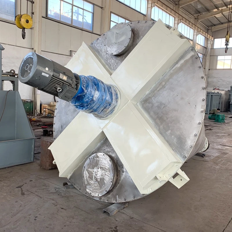 Industrial chemical vertical conical cone double twin screw type mixer dry powder mixer
