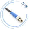 industrial equipment cable M8 4 pin female waterproof straight electrical screw sensor connector with cable