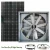 Import Industrial Heat Extraction Wall Fan 380W Solar Powered Air Exchange Ventilation Equipment 48 Inch No Belt Warehouse Exhaust Fan from China