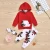 Import Infant Toddler Clothing Outfits Red Hoodie Shirt Floral Pant Newborn Baby Fall Outfits Infant Girls Clothes Sets with Hairbow from China